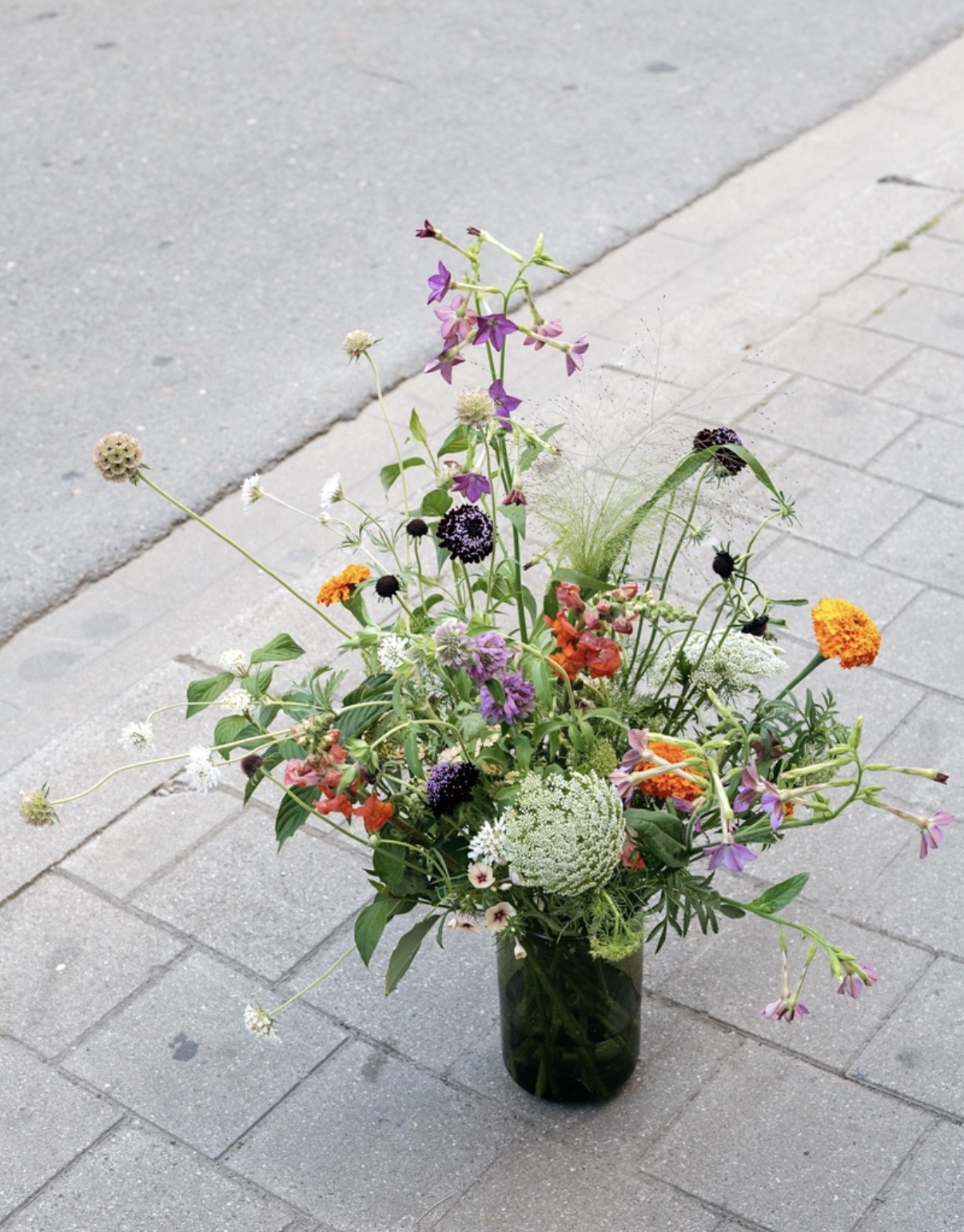 Bouquet de fleurs locales et de saison Annecy
